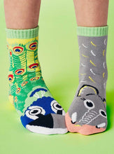 PEACOCK & ELEPHANT - KIDS MISMATCHED SOCKS