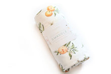 Tangerine Fruit Baby Swaddle