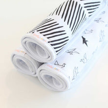Baby Burp Cloth Set - Monochrome