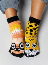 SLOTH & CHEETAH - TWEENS MISMATCHED SOCKS