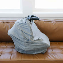 Multi use baby cover - Heather Grey