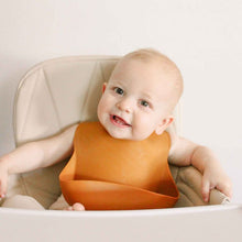 Silicone Baby Bib - Gold