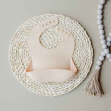 Silicone Baby Bib - Cream