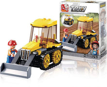 TEXAS TOY DISTRIBUTION- 4-IN-1 CONSTRUCTION DISPLAY SET, BUILDING BRICKS X2 OF EACH